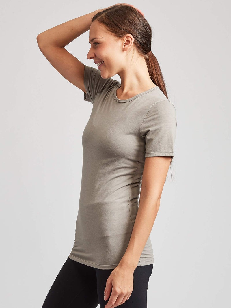 Kalon Women's 4-Pack Crewneck T-Shirt Base Layer (XX-Large, Earth) - Image 5